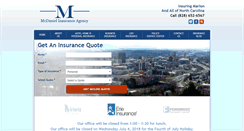 Desktop Screenshot of mcdanielinsuranceagency.com