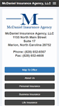 Mobile Screenshot of mcdanielinsuranceagency.com
